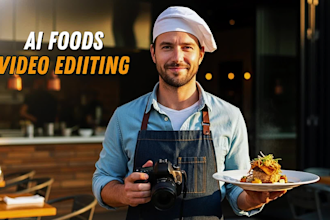 create ai food video editing and restaurant content creation for social media