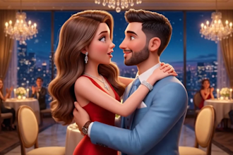 3d pixar style ai animation ai proposal video romantic ai storytelling animation