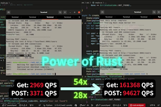 rewrite your python program with rust for speed