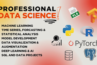 do python data analysis, machine learning modeling, and data science projects