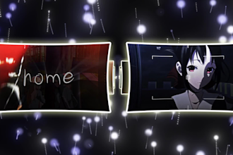 create professional anime music video or anime edit