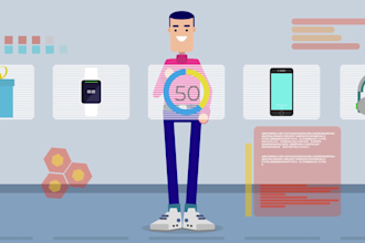 create custom 2d explainer video animation