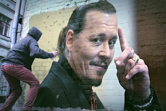 spraypaint your image or graffiti on a wall video