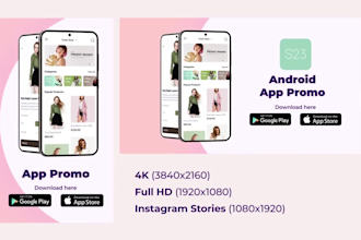create app promo video app walkthrough app demo app explainer video ui animation