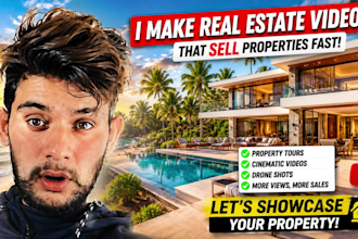 edit real estate videos and property tours,real estate