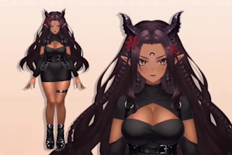 create a stunning live2d vtuber model, vtuber rigging for streaming