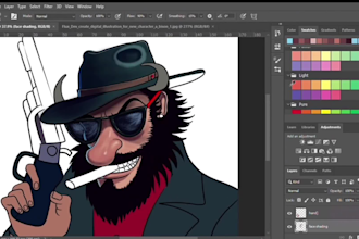 draw any digital art, concept, story book art for you