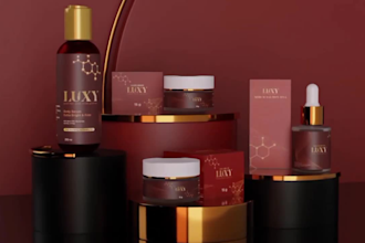 do 3d animation for skin care product, perfume, bottle, cosmetic, beauty product