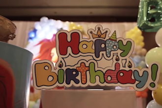 creative happy birthday video greetings on your demand