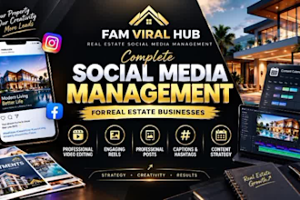 be your real estate social media marketing manager