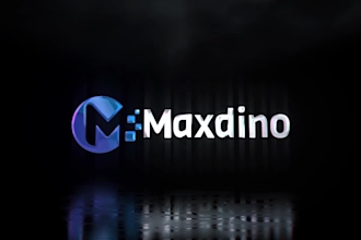 create dramatic modern clean corporate animated logo 4k