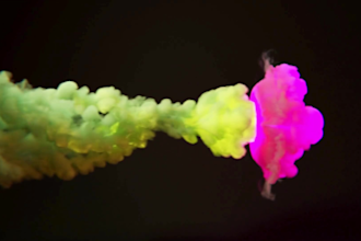 create attractive smoke intro logo animation video