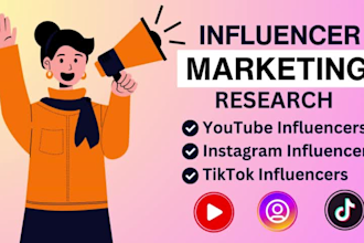 find the best instagram, youtube and tiktok influencers email lists