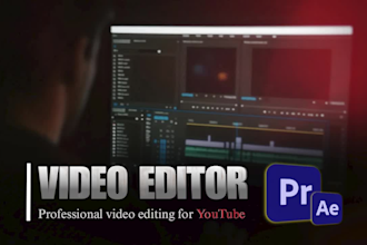 do professional long video editing for youtube
