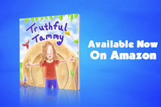 create children comic book trailer kids book promo video