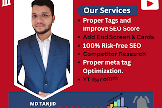 youtube channel and optimization video SEO for more views