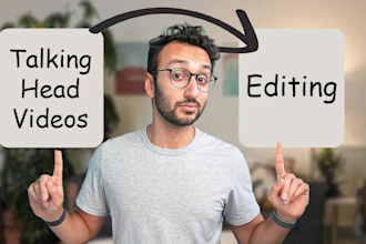 edit engaging youtube talking head videos with motion graphics