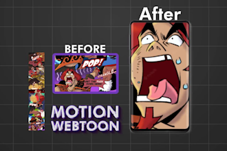 do motion for your webtoon