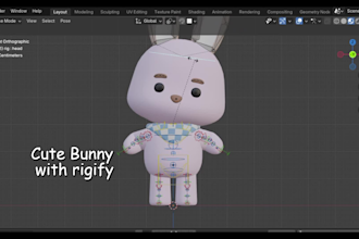 do 3d rigging professionally in blender