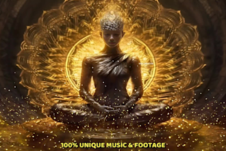do unique 4k meditation video for your youtube channel