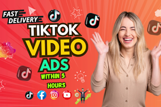 create viral tiktok ads, tik tok video ads with perfect hook