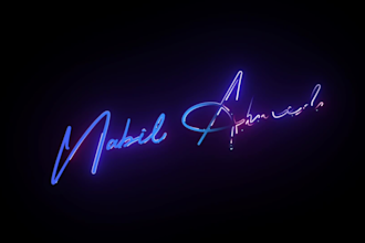 create unique high quality signature logo animation