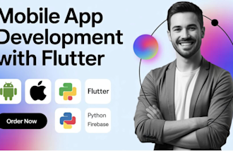 stunning flutter app development for android and IOS with scalable clean code