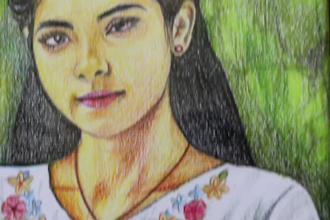 do color pencil  portrait of peoples and pets from  photos