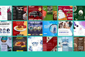 design flyers, visiting cards and logo for your business