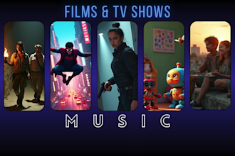 compose custom cinematic music for films, trailers, scenes and more