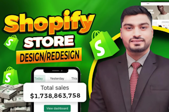 create shopify store design redesign shopify website customization