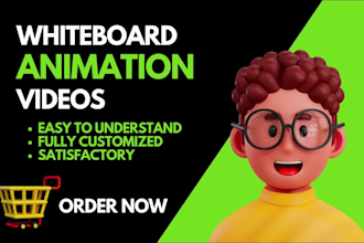 create custom whiteboard animations explainer doodle video