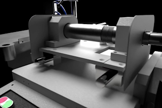 do 3d industrial animation manufacturing warehouse forklift machinery animation