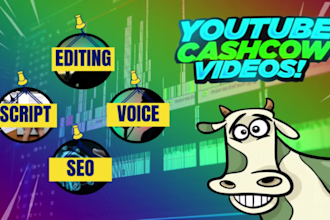create top 10 cashcow youtube videos with human voiceover