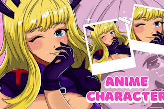 draw pfp anime character, fan art, concept art, vtuber avatar, furry art, chibi