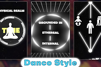 create a video like dan koe style, marketing video animations