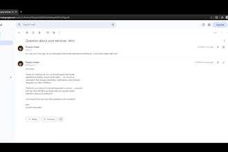 build ai inbox automation and reply drafts for your business