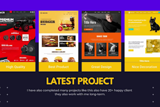figma to wordpress, PSD to wordpress elementor website