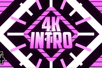 do intro for your youtube or twitch channel in high quality