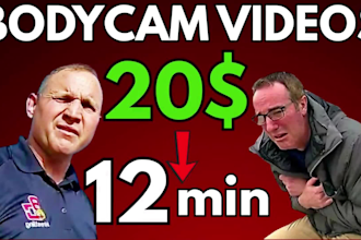 make full police bodycam video from scratch monetizable