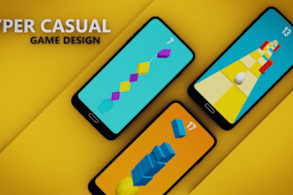 create a custom 2d hyper casual game for you