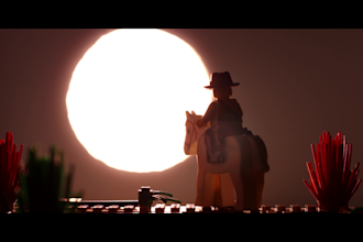 create a professional lego stop motion animation