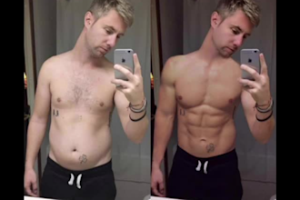 photoshop your body to look fit and muscular