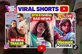 create viral gta 6 faceless copyright free youtube shorts and videos