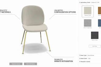 build 3d product configurator, interactive 3d website app with threejs, webgl