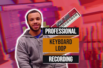 record professional keyboard, piano, synth and midi loops