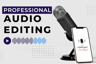 clean up audio, remove background noise, and fix sound issues