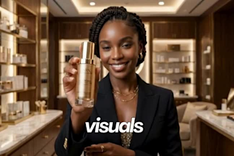 cinematic ai commercial video, ai product video and ai commercial ads
