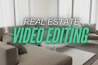 do real estate, promo and ads video editing