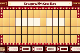 make you a custom game show powerpoint game for your class